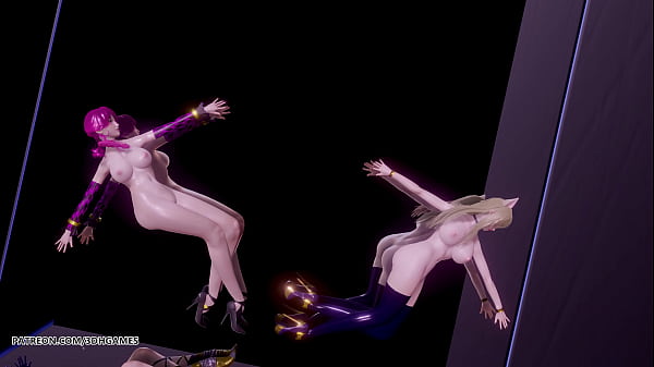 [MMD] Stellar – Marionette Ahri Akali Kaisa Evelynn Seraphine League Of Legends Nude Dance KDA Popstar 4K 60FPS